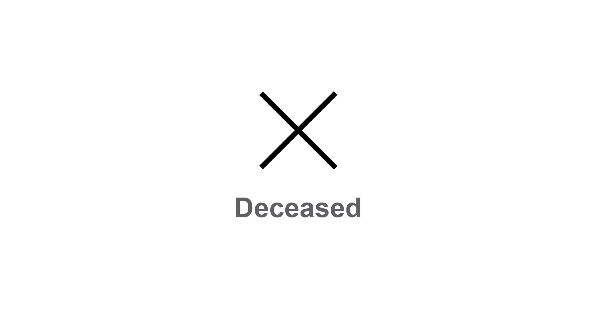Deceased Symbol Deceased Symbol