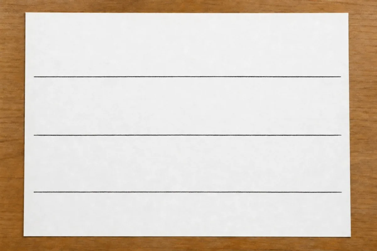 Landscape paper with 3 horizontal lines added in Landscape paper with 3 horizontal lines added in
