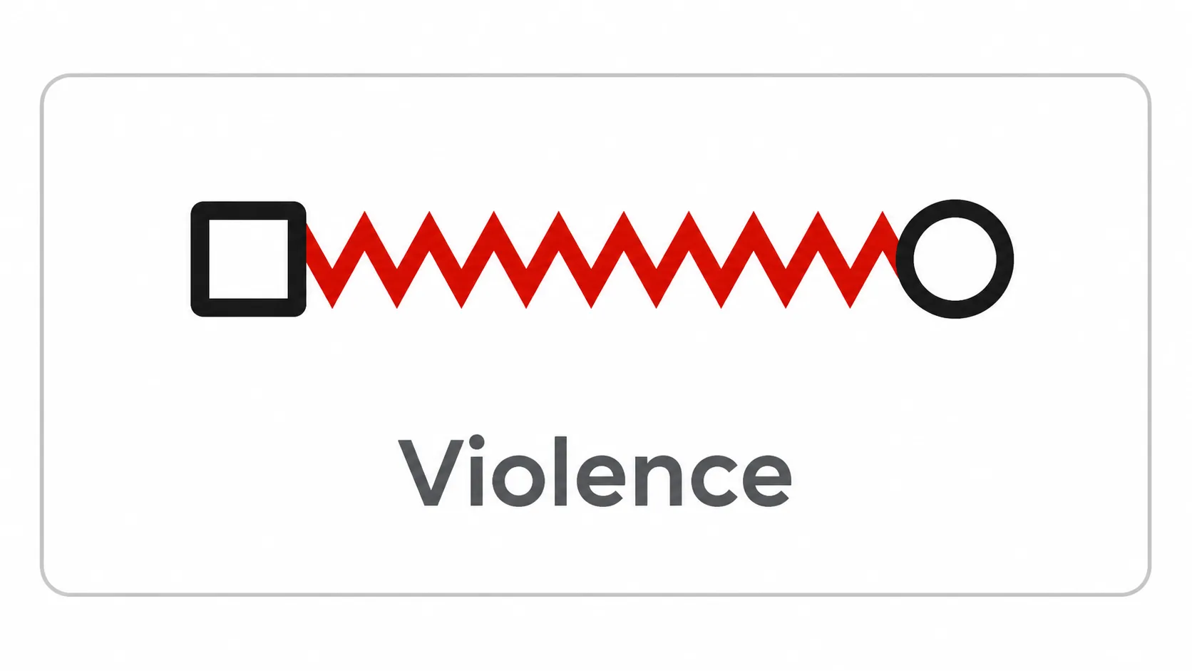 Violence Symbol Violence Symbol